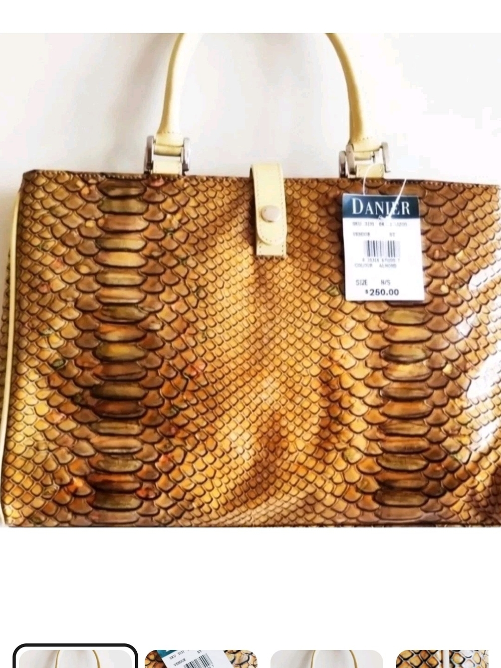 Sale🎈DANIER Women's Genuine Leather Handbag 13.5"x9.5"x2.75"...Firm🎈